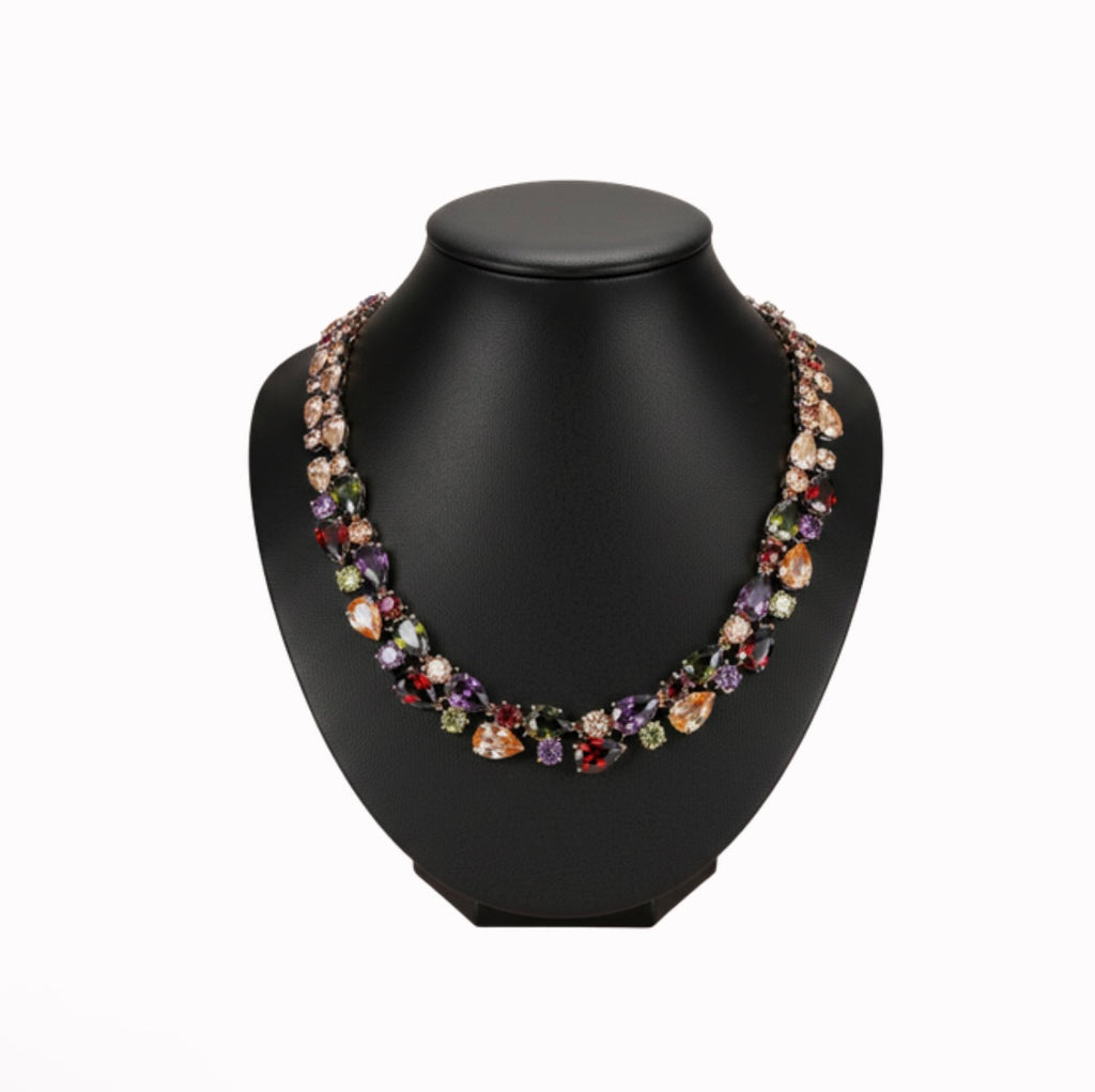 Multicolor Crystal Necklace