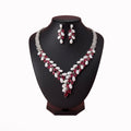 Scarlet Red Earrings Set