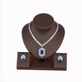 Ocean Blue Drop Earrings Set